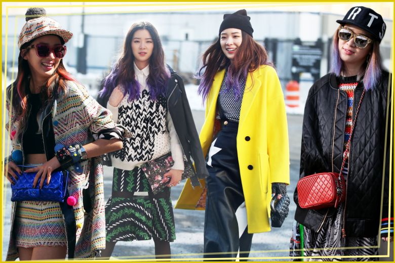 Irene Kim: i look della modella dai capelli arcobaleno