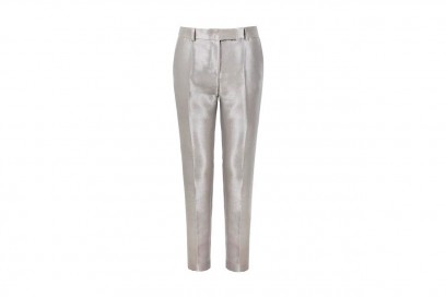 Pantaloni metal effetto silver: Daks