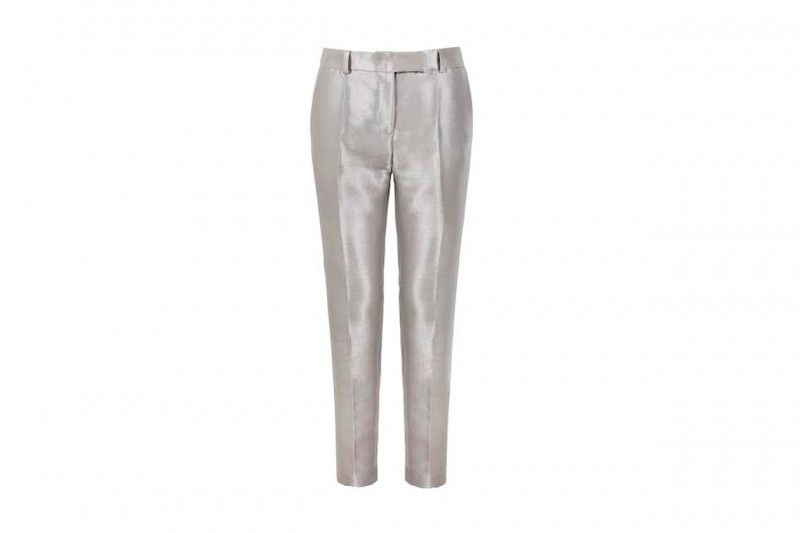 Pantaloni metal effetto silver: Daks