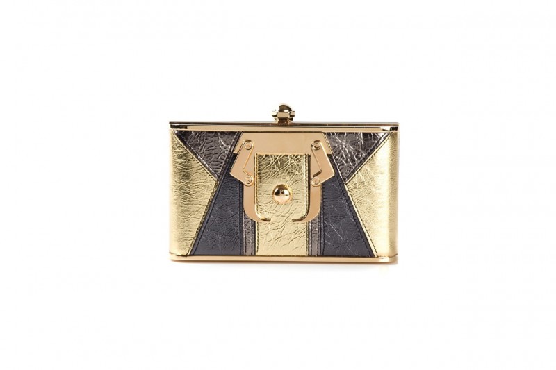 Borsa a intarsio metal: Paula Cademartori