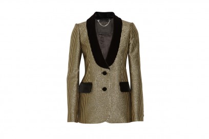 Blazer metal con revers a scialle: Marc Jacobs