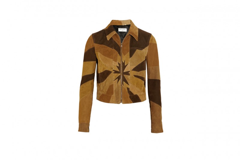 Tendenza patchwork: giacca Saint Laurent