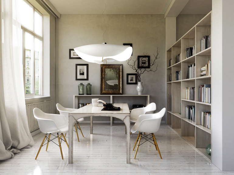 Esszimmer in Altbau – dining room in Loft apartment