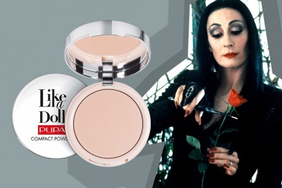 Morticia Addams make up