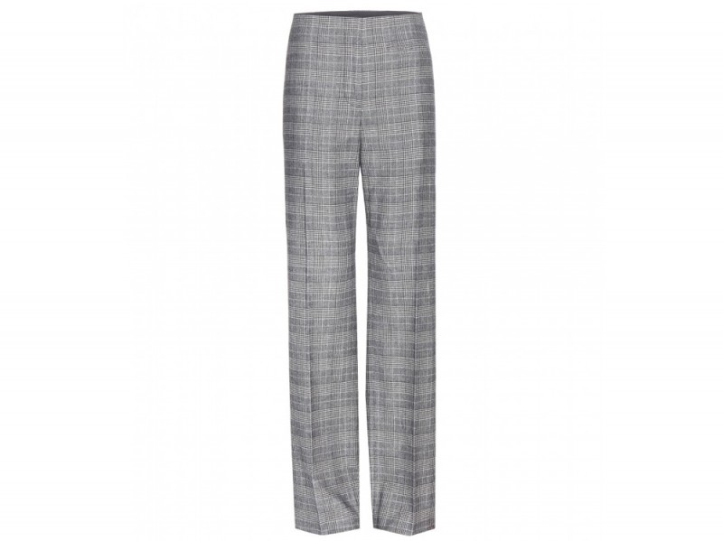 alexander-wang-pantaloni-check-grigi