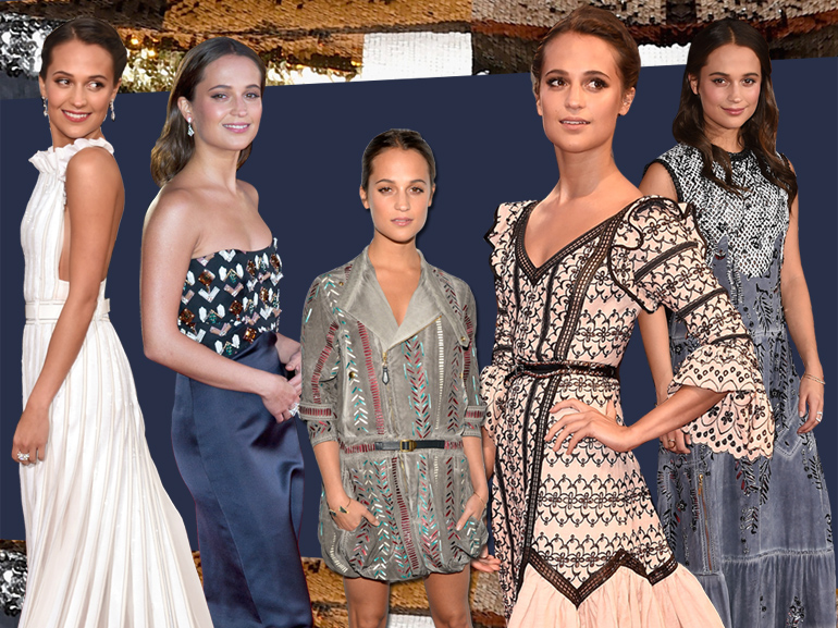 cover alicia vikander i look dell'attrice mobile