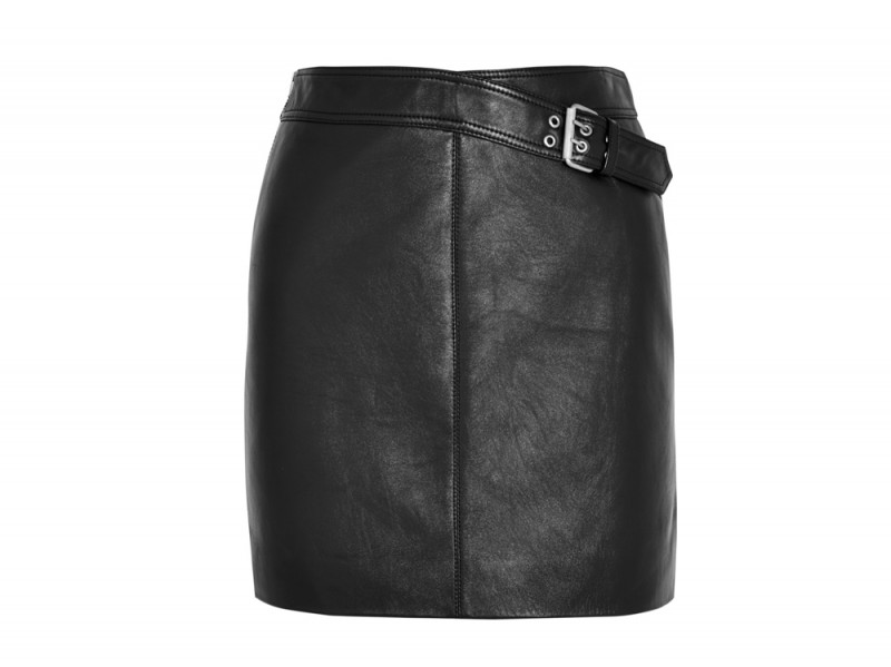 saint-laurent-mini-gonna-in-pelle