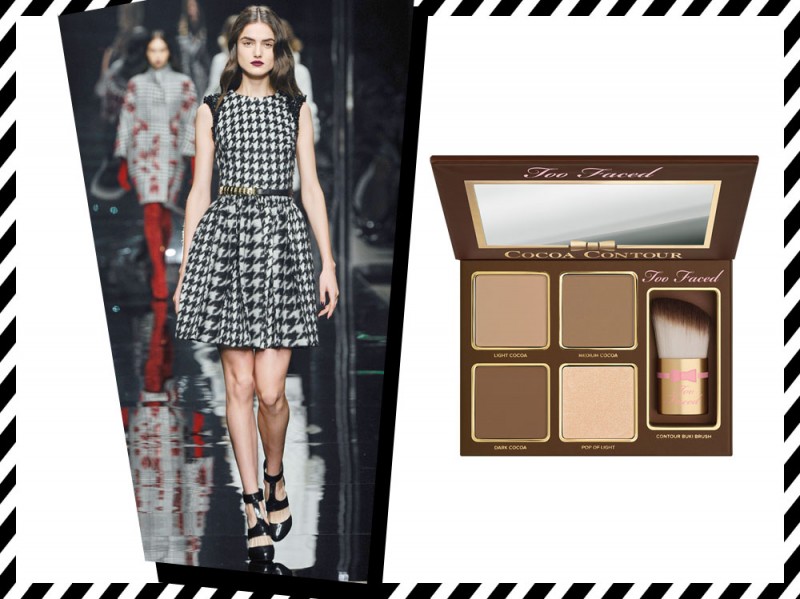 trucco-abiti-bianco-nero-Ermanno-scervino-too-faced