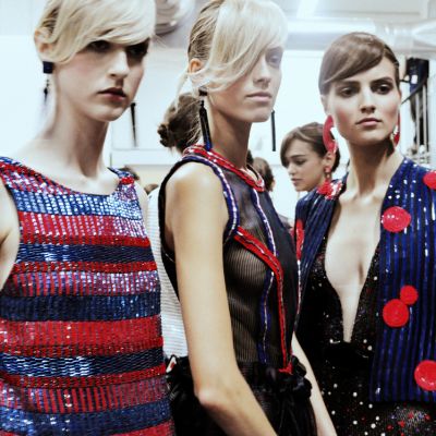 Giorgio Armani Primavera-Estate 2016: le foto del backstage