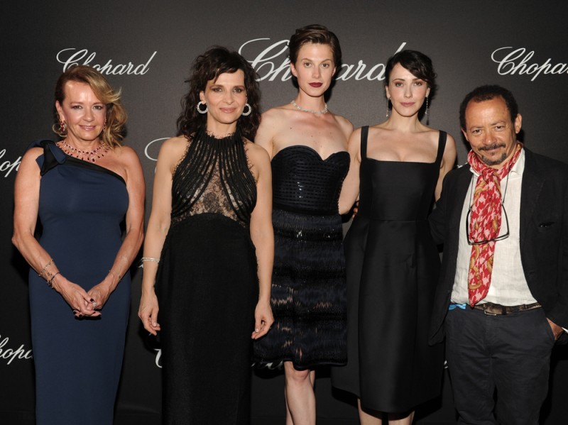 Caroline-Scheufele;Juliette-Binoche-wearing-Chopard;Elettra-Wiedemann-wearing-Chopard;Anita-Caprioli-wearing-Chopard;Alessandro-Rossellini