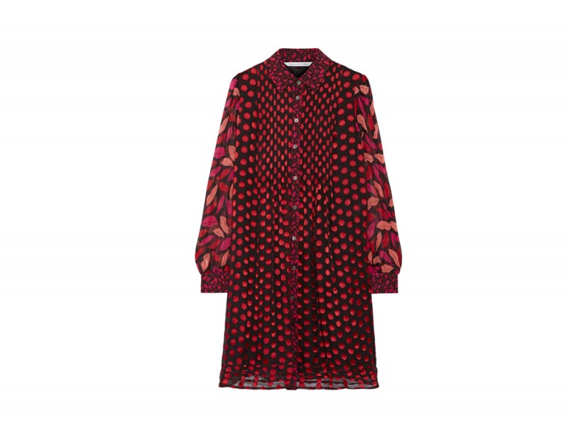 abito bocche pois diane von furstenberg