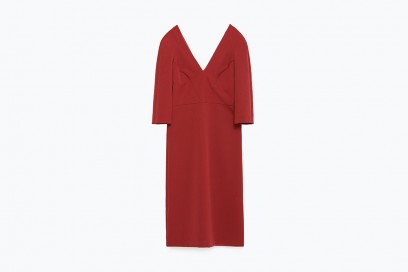 abito rosso zara