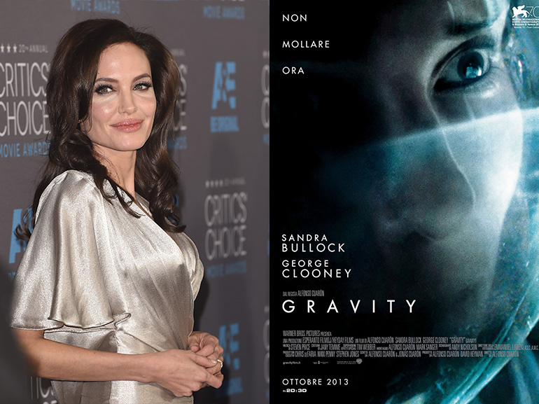 angelina jolie rifiuto gravity