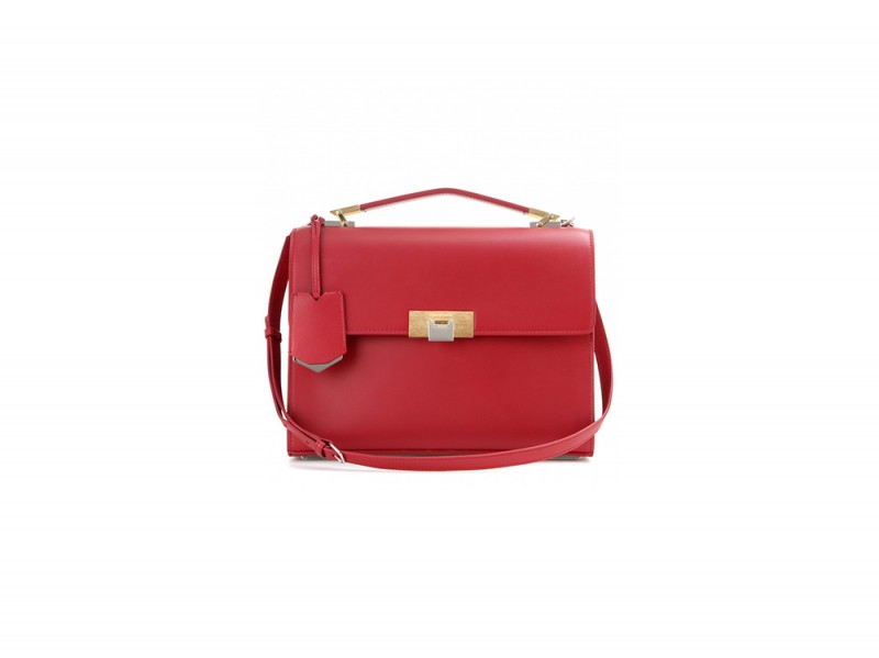 borsa pelle rossa balenciaga