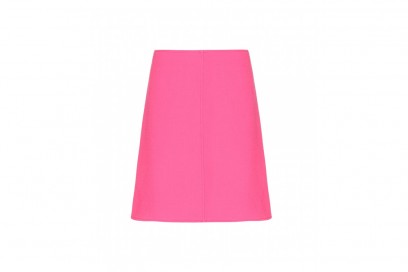 courreges mini gonna rosa