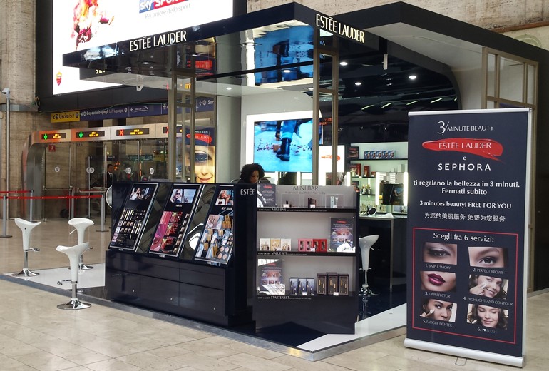 Estée Lauder apre il primo temporary shop a Milano in Stazione Centrale