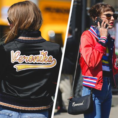 Street style trend: la varsity jacket