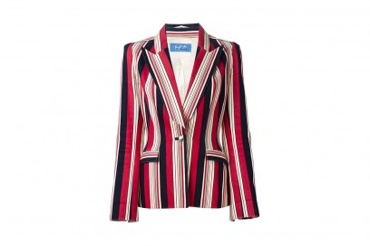 giacca a righe thierry mugler