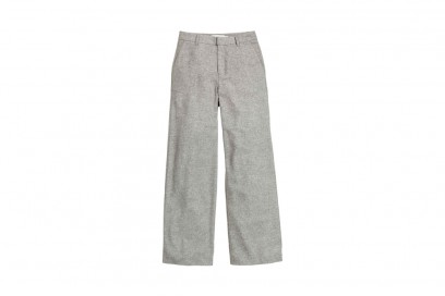 h&M pantaloni grigi larghi