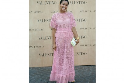 tamu mcpherson abito rosa valentino