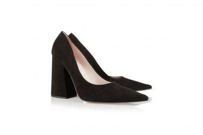 victoria beckham pumps tacco ampio