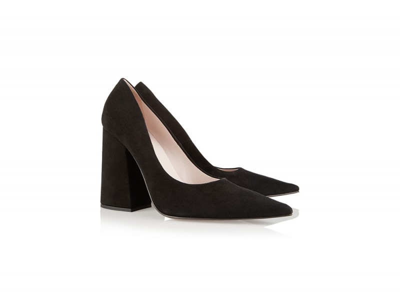 victoria beckham pumps tacco ampio