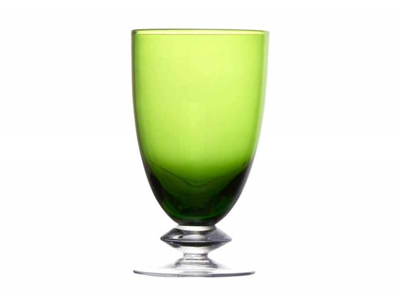 Bicchiere in vetro verde