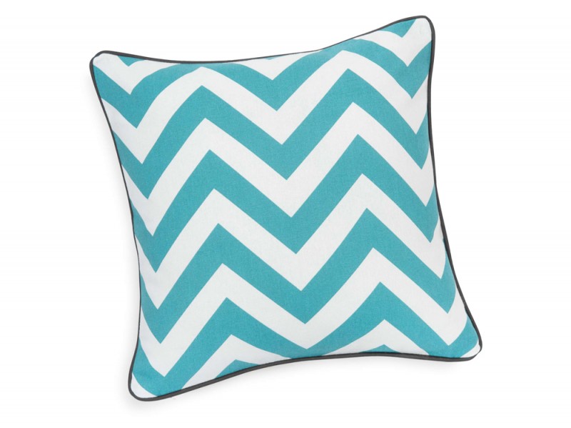 Fodera di cuscino blu vintage