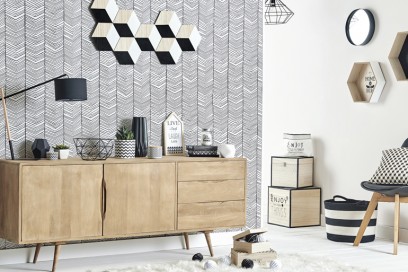 Grigio, nero e legno con Maisons Du Monde