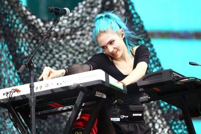 Grimes-on-stage_Getty