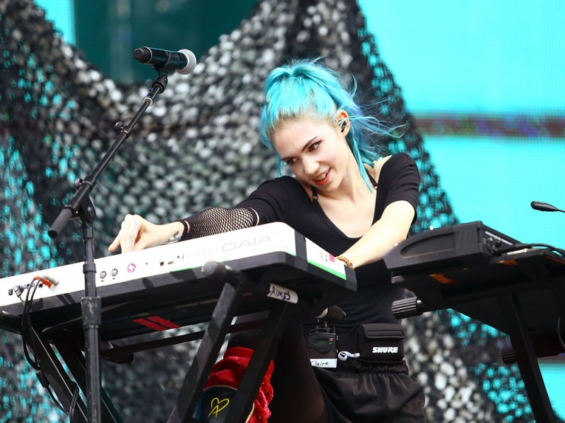 Grimes-on-stage_Getty