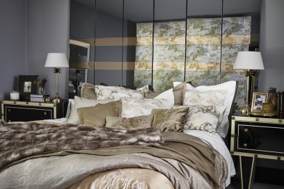 Opulenza anche in camera da letto