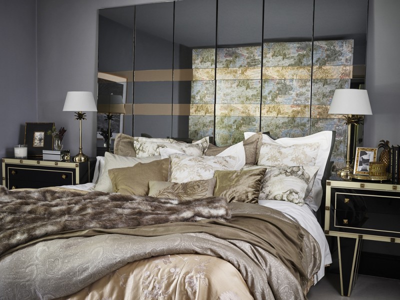 Opulenza anche in camera da letto