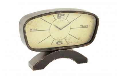 Orologio da tavolo vintage in metallo