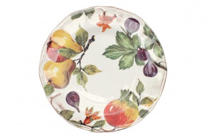 Piatto con decoro botanico