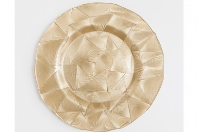Sottopiatto con motivo geometrico