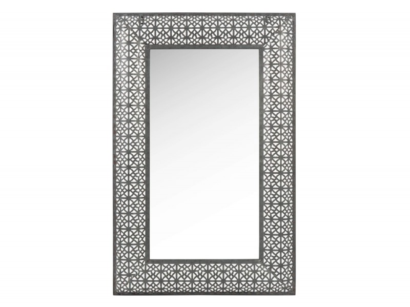 Specchio nero in metallo