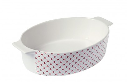 Teglia in ceramica stampata