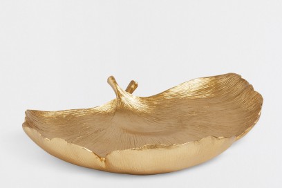 Vassoio decorativo a forma di foglia