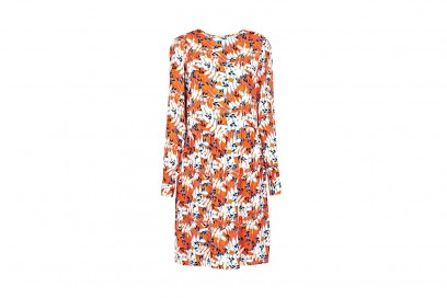 abito rosso fiori juniper rose