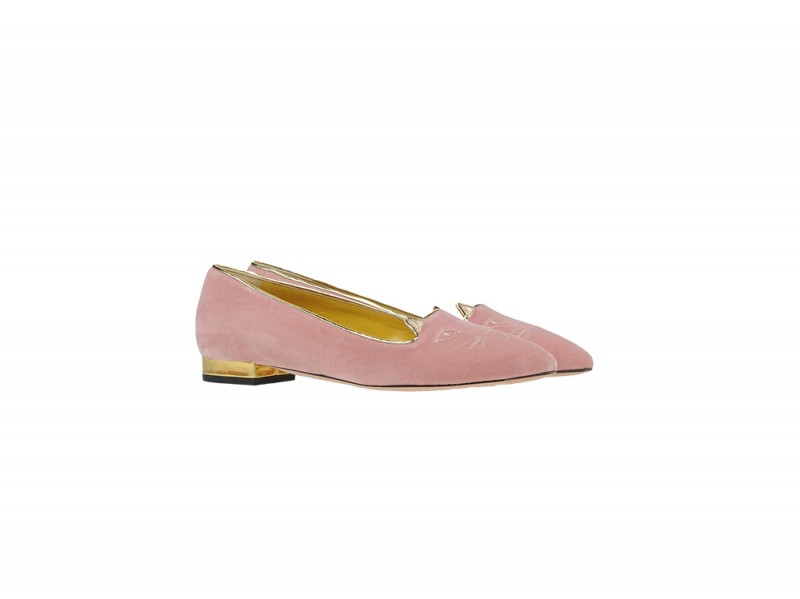 charlotte olympia mocassini rosa