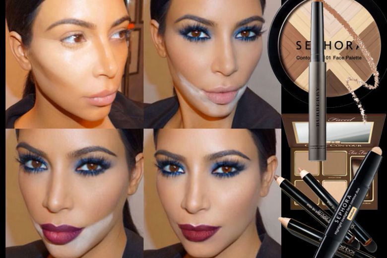 Il contouring secondo Kim Kardashian