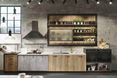 cucina dettaglio Loft rovere canyon 2