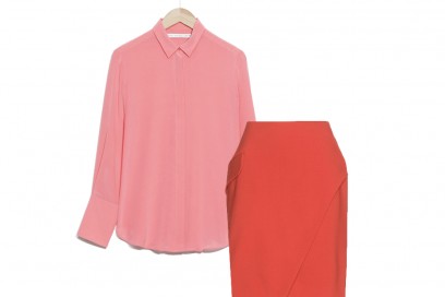 stories-camica-rosa-fragola-e-gonna-rossa-carven