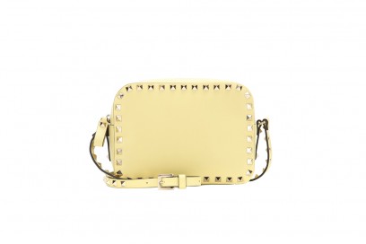 valentino rockstud borsa giallo