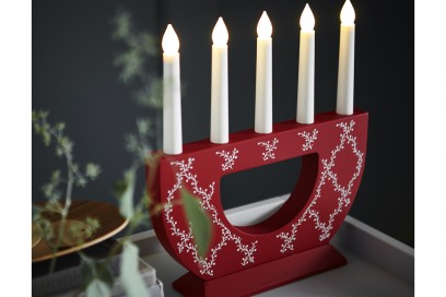 Il candelabro a LED STRALA