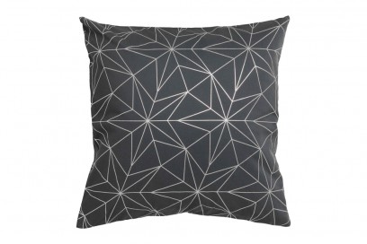 Il cuscino grigio con le stelle