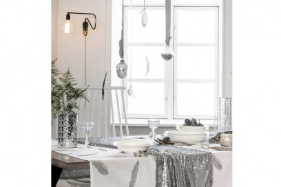 La tavola bianca e argento di H&M Home