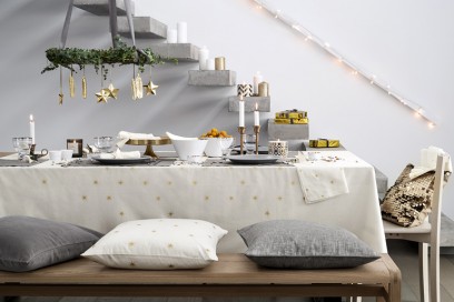 Natale bianco e oro con H&M Home