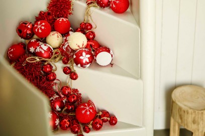 Rosso per gli addobbi di Natale